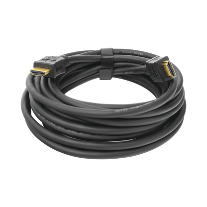 Cable HDMI de 5 Metros (16.40 pies) (High Speed) / Resolución 4K / Soporta Canal de Retorno de Audio (ARC)/ Soporta 3D / Blindado para Reducir Interferencia / Chapado en Oro / Alta Resistencia y Durabilidad.