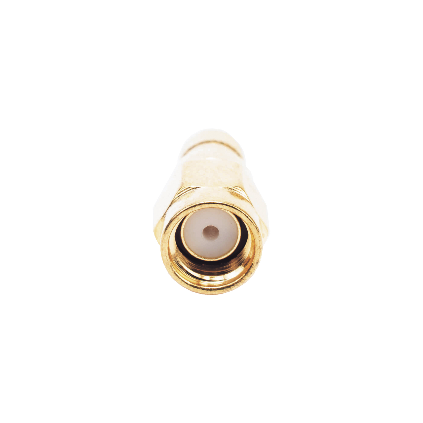 Conector SMA Macho Inverso de Anillo Plegable para Cables RG-8/X, LMR-240, 9258, Oro/ Oro/ Teflón.â€&lsaquo;