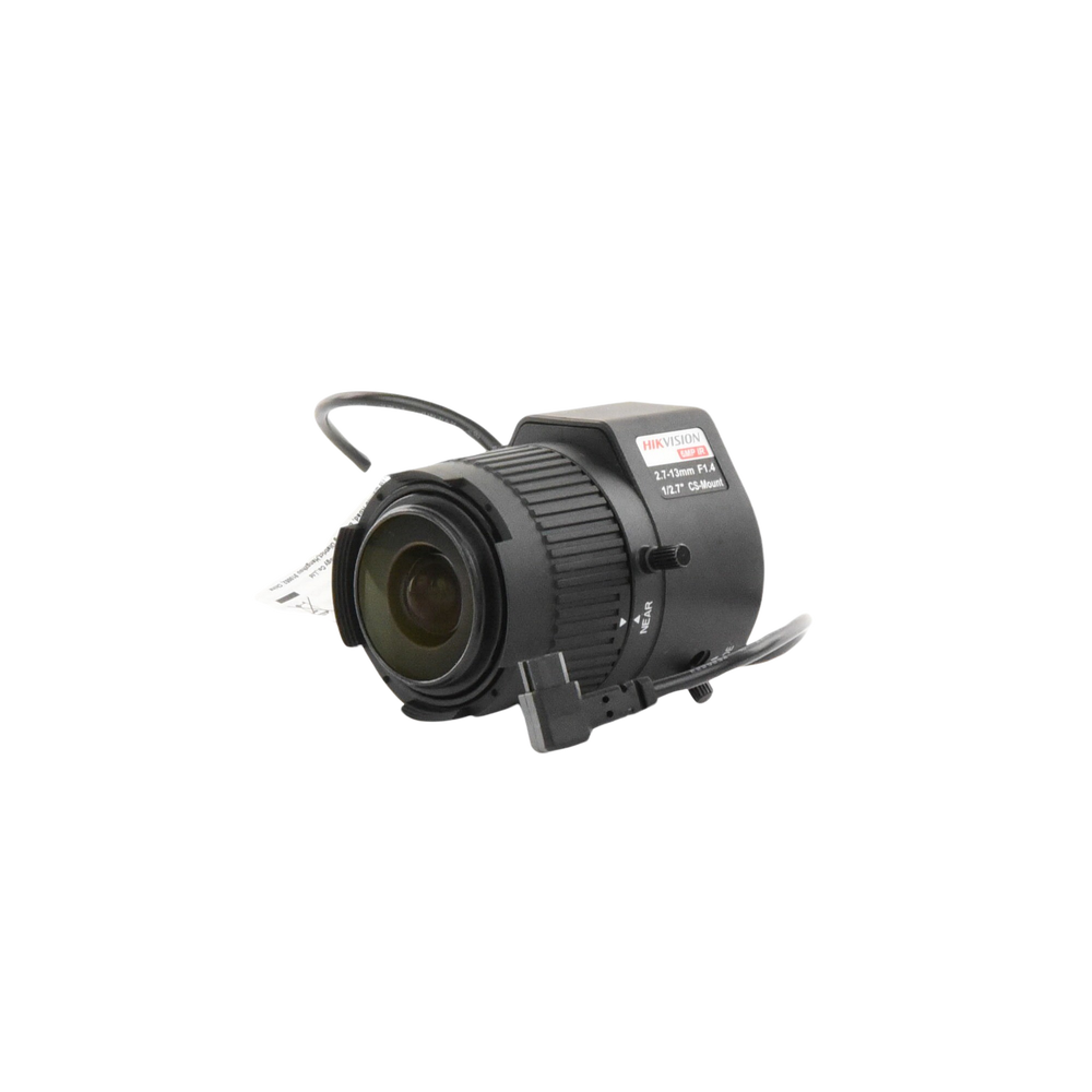 Lente Varifocal 2.7 A 13 mm / Resolución 6 Megapixel / Iris Automático / Formato 1/2.7" / Compatible con Cámaras HIKVISION