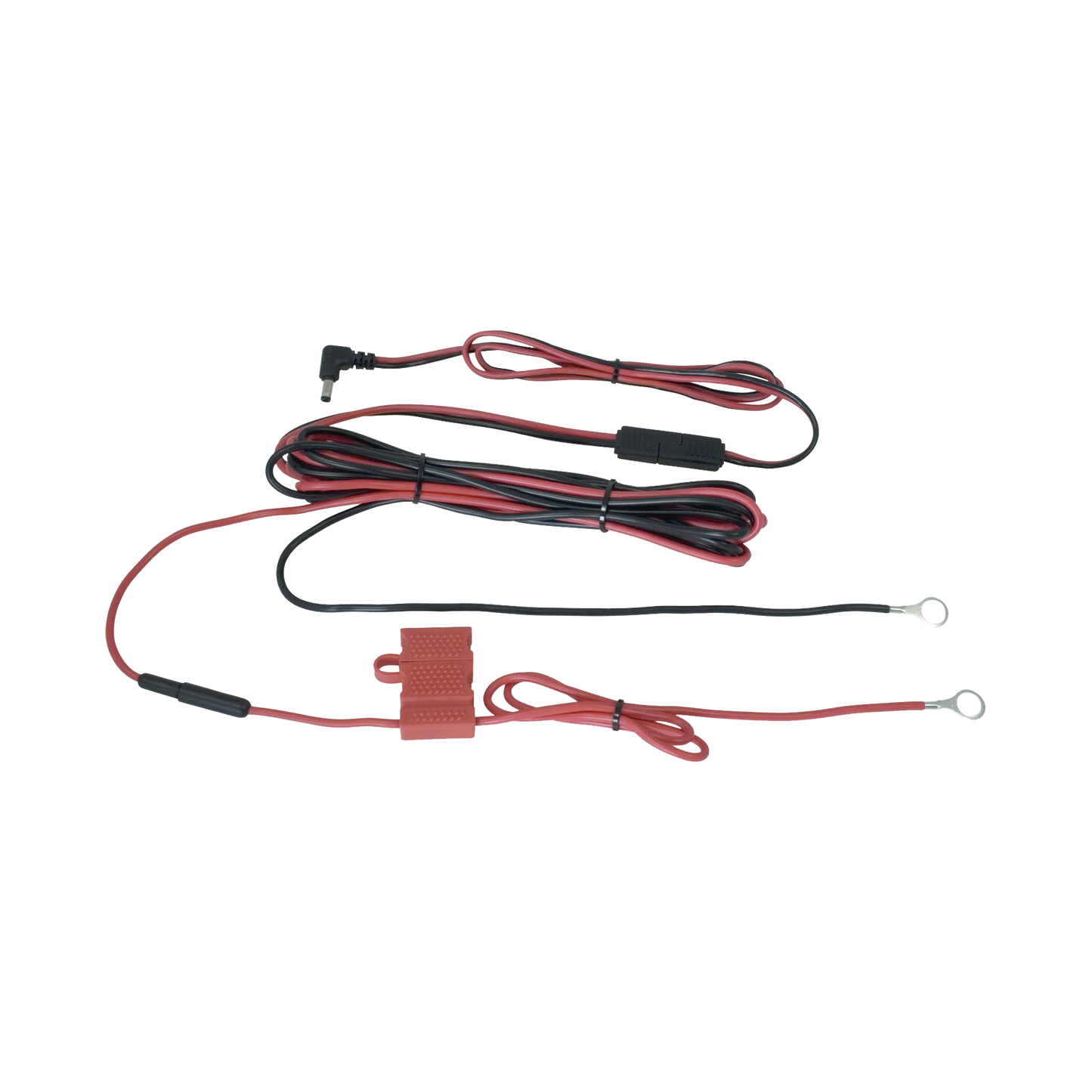 Arnés de corriente para conectar los cargadores endura de 1 2, 6, 12 cavidades a batería vehicular.
