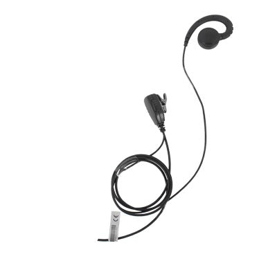 Micrófono de solapa con audífono ajustable al oído para Radios TE320 / TC-610P/TC-780