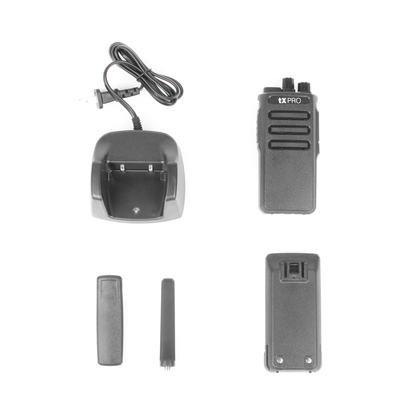 Radio Portátil Analógico UHF 400-470 MHz / 5W / 16 Canales / Scrambler / Batería 2500 mAh / VOX