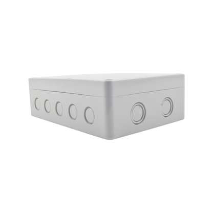 Gabinete Plástico para Exterior (IP65) de 180 x 125 x 57 mm Cierre por Tornillos.