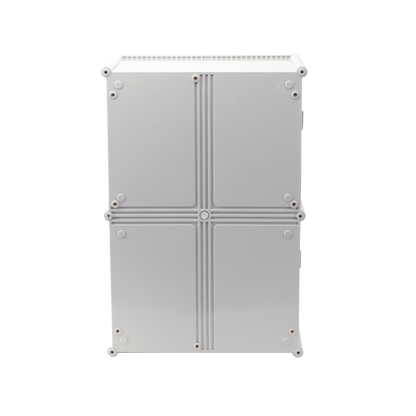 Gabinete Plástico para Exterior (IP65) de 560 X 380 x 265 mm Cierre por broche.