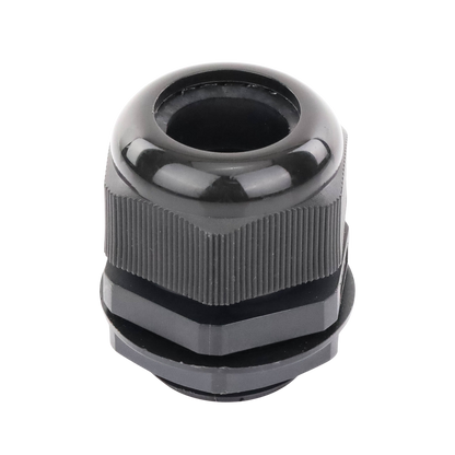 Conector Plástico Negro Tipo Glándula para Rosca NPT 1"