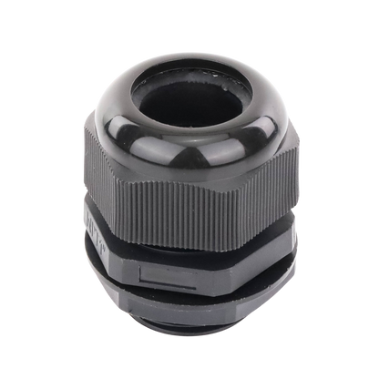 Conector Plástico Negro Tipo Glándula para Rosca NPT 1"