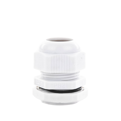 Conector Plástico Tipo Glándula para Cable de 13 a 18 mm de Diámetro.