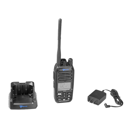 Radio Portátil Marino VHF / Sumergible IP67 / Luz Activada por Agua / NRC Reducción de Ruido / Dual-Watch / 5W / FM (F3E)