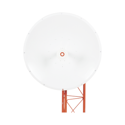 Antena direccional de 3ft, 4.9 a 6.5 GHz, Ganancia 34 dBi, Conectores N-hembra, Polarización doble, incluye montaje para torre o mástil