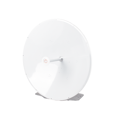 Antena direccional de 4 ft, 5.1 a 7.125 GHz, Ganancia 36 dBi, Conectores RP-SMA Hembra, Polarización doble, incluye montaje para torre o mástil