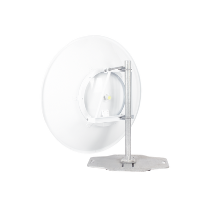 Antena direccional de 4 ft, 5.1 a 7.125 GHz, Ganancia 36 dBi, Conectores RP-SMA Hembra, Polarización doble, incluye montaje para torre o mástil
