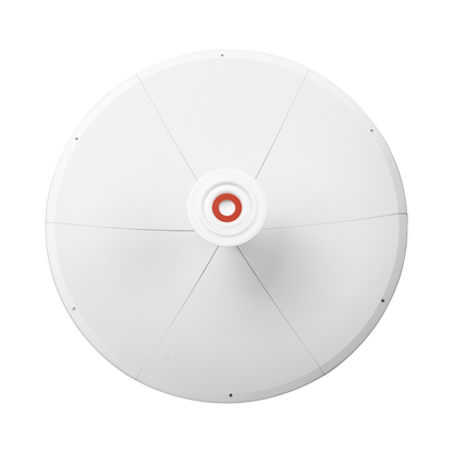 Antena direccional para C5x, B5X, Doble polaridad 45 ° y 90 °, 4.9 - 6.5 GHz, 2 ft, Ganancia de 30 dBi, Montaje incluido