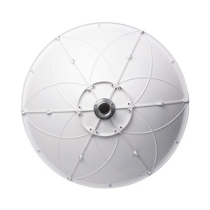 Antena direccional para C5x, B5X, Doble polaridad 45 ° y 90 °, 4.9 - 6.5 GHz, 2 ft, Ganancia de 30 dBi, Montaje incluido