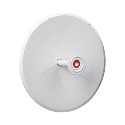 Antena direccional para C5x, B5X, Doble polaridad 45 ° y 90 °, 4.9 - 6.5 GHz, 2 ft, Ganancia de 30 dBi, Montaje incluido
