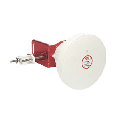 Antena Tipo Horn de 30 °, 19 dBi, 4.9-6.5 GHz, Ideal para ambientes de alto ruido,  Tipo de conector N-Hembra, con montaje y jumpers incluidos