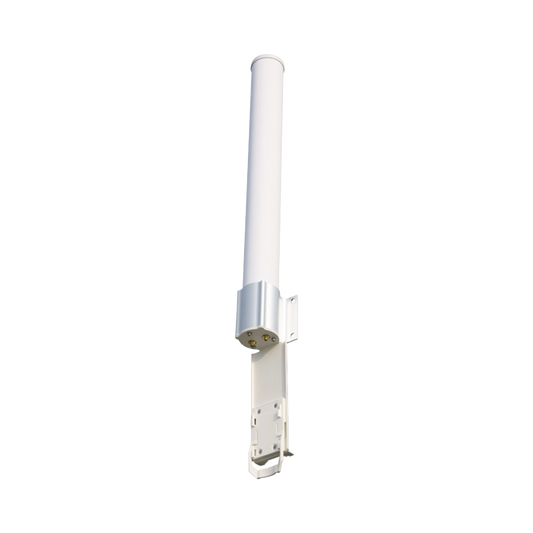 Antena Omnidireccional, mayor distancia de transmisión y recepción de señal en 360º,  Doble banda de 2.4 / 5 GHz, Ganancia de 9 dBi, Conectores RPSMA, Adecuada para entornos exigentes