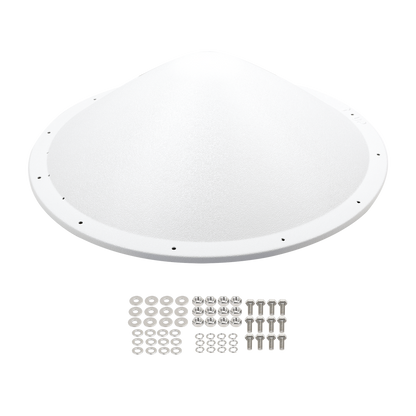 Radomo para antenas TXP-D4865-28-N y TXP-D4865-28-SMA, reduce la carga de viento y mejora la estabilidad del enlace, resistente a cualquier tipo de intemperie
