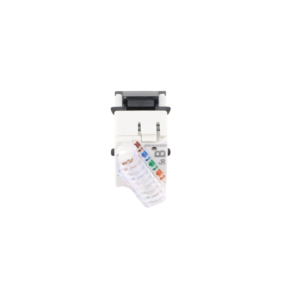 Jack Ultramax Cat5e, UTP, Tipo Keystone, Color Negro, Punch Down