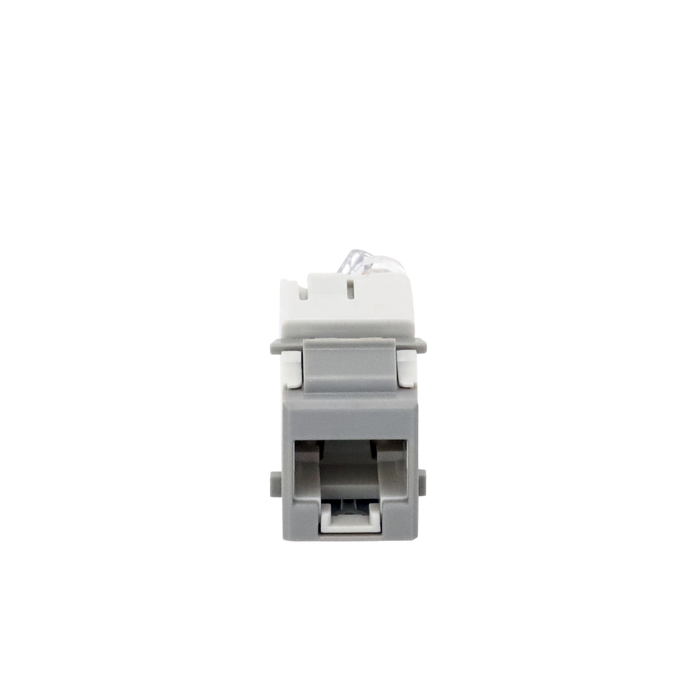 Jack Ultramax Cat5e, UTP, Tipo Keystone, Color Gris, Punch Down