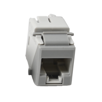 Jack Ultramax Cat5e, UTP, Tipo Keystone, Color Gris, Punch Down