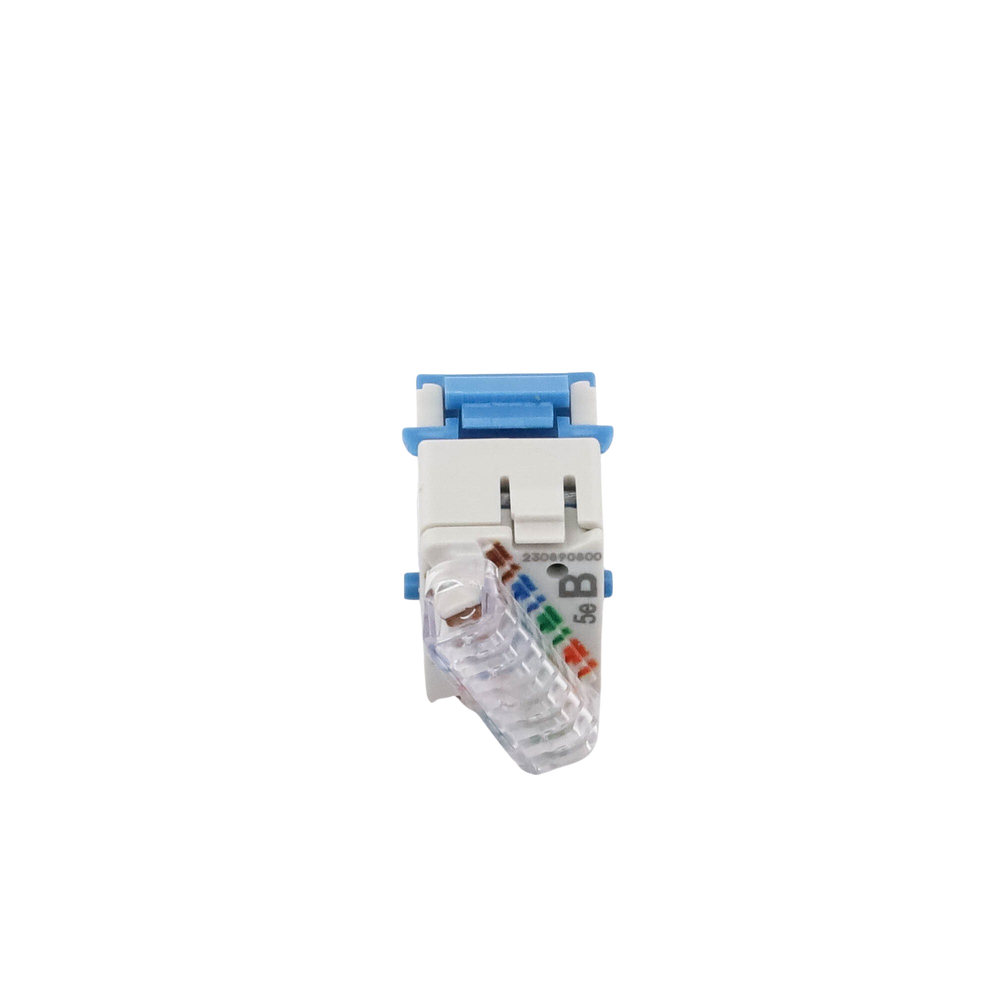 Jack UltraMAX Cat5e, UTP, Tipo Keystone, Color Azul, Punch Down