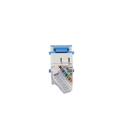 Jack UltraMAX Cat5e, UTP, Tipo Keystone, Color Azul, Punch Down