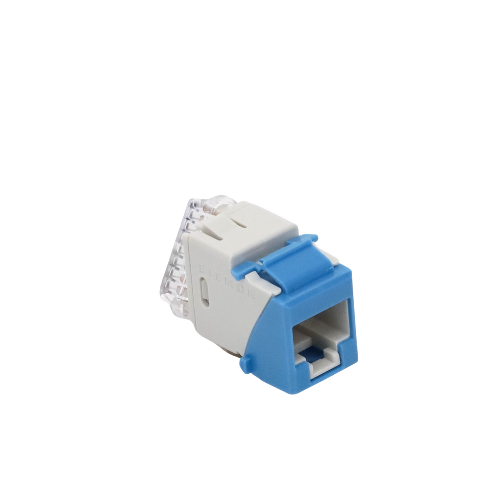 Jack UltraMAX Cat5e, UTP, Tipo Keystone, Color Azul, Punch Down