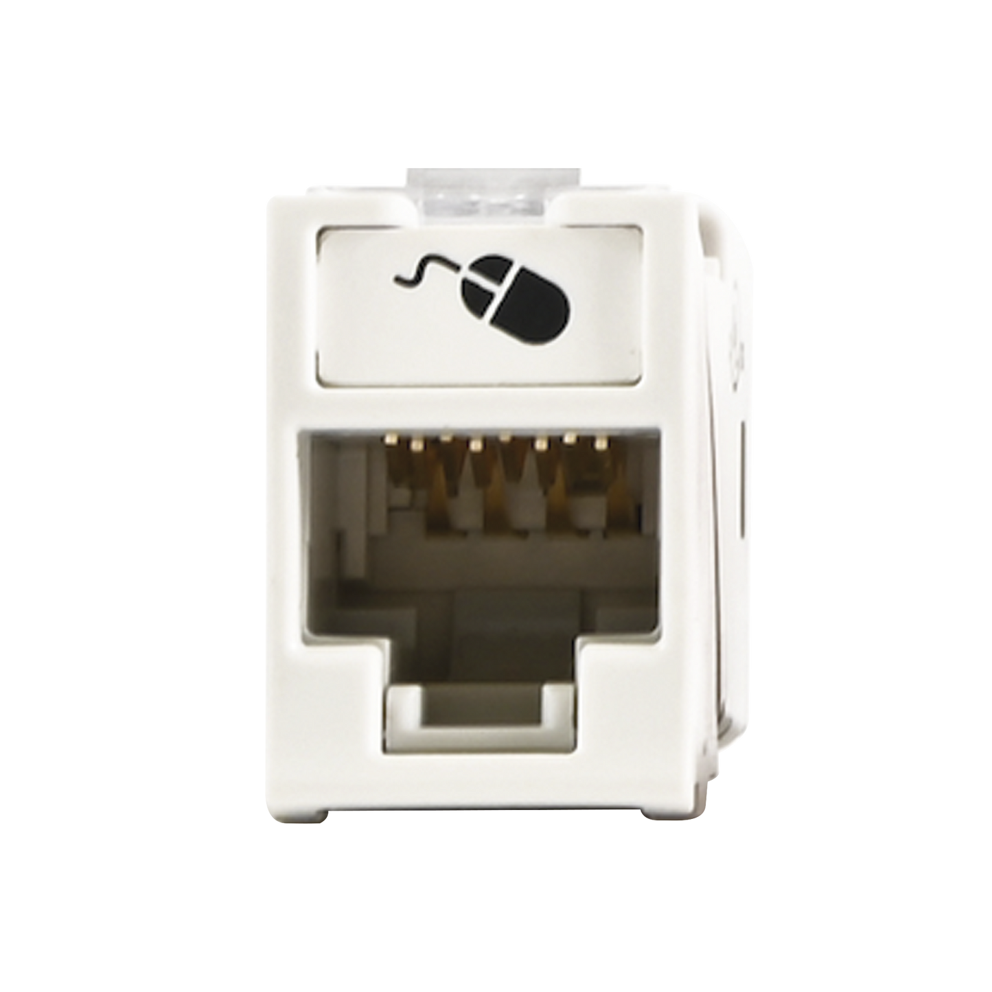 Jack Ultramax Cat6A, UTP, Montaje Híbrido en Placa de Pared (Plano y Angulado), Color Blanco, Punch Down