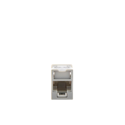 Jack Ultramax Cat6A, UTP, Montaje H�brido en Placa de Pared (Plano y Angulado), Color Gris, Punch Down