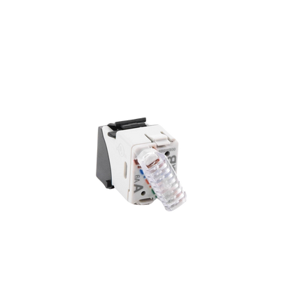 Jack Ultramax Cat6a, Utp, Tipo Keystone, Color Negro, Punch Down