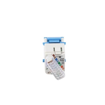 Jack Ultramax Cat6a, Utp, Tipo Keystone, Color Azul, Punch Down