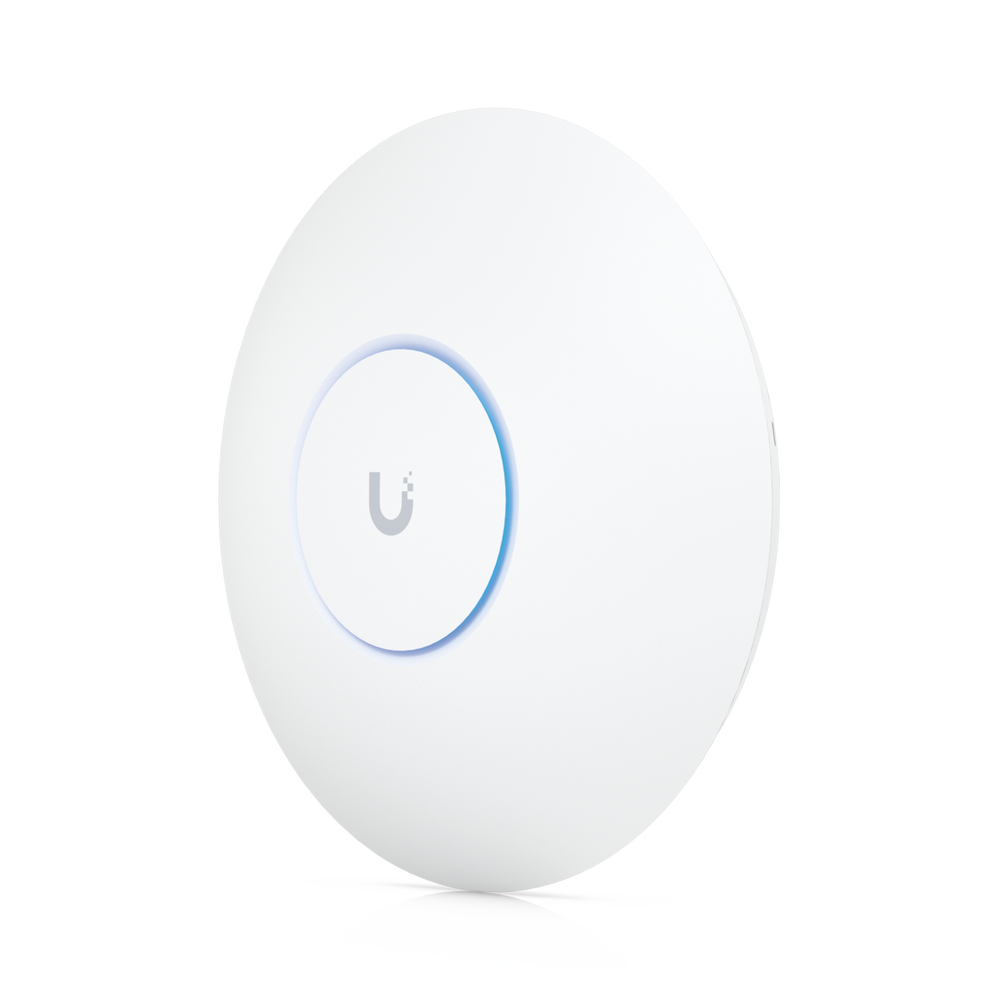 Punto de Acceso UniFi WiFi 6E Enterprise, alta densidad, hasta 600 usuarios, Mu-MIMO 4x4, bandas 2.4/5/6 Ghz, (1) puerto RJ45 2.5G (POE+ no incluido)