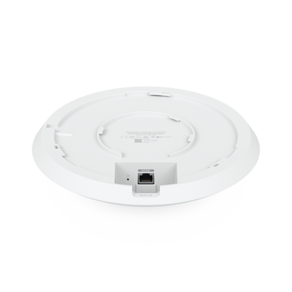 Punto de Acceso UniFi WiFi 6E Enterprise, alta densidad, hasta 600 usuarios, Mu-MIMO 4x4, bandas 2.4/5/6 Ghz, (1) puerto RJ45 2.5G (POE+ no incluido)