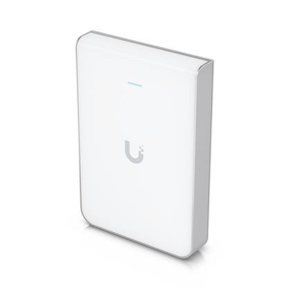 Access Point UniFi U6 In Wall/Montaje p/pared, WIFI 6 2.4 Y 5 Ghz, hasta 5.3 Gbps, 1 pto PoE In, 4 ptos secundarios (1 PoE Out)