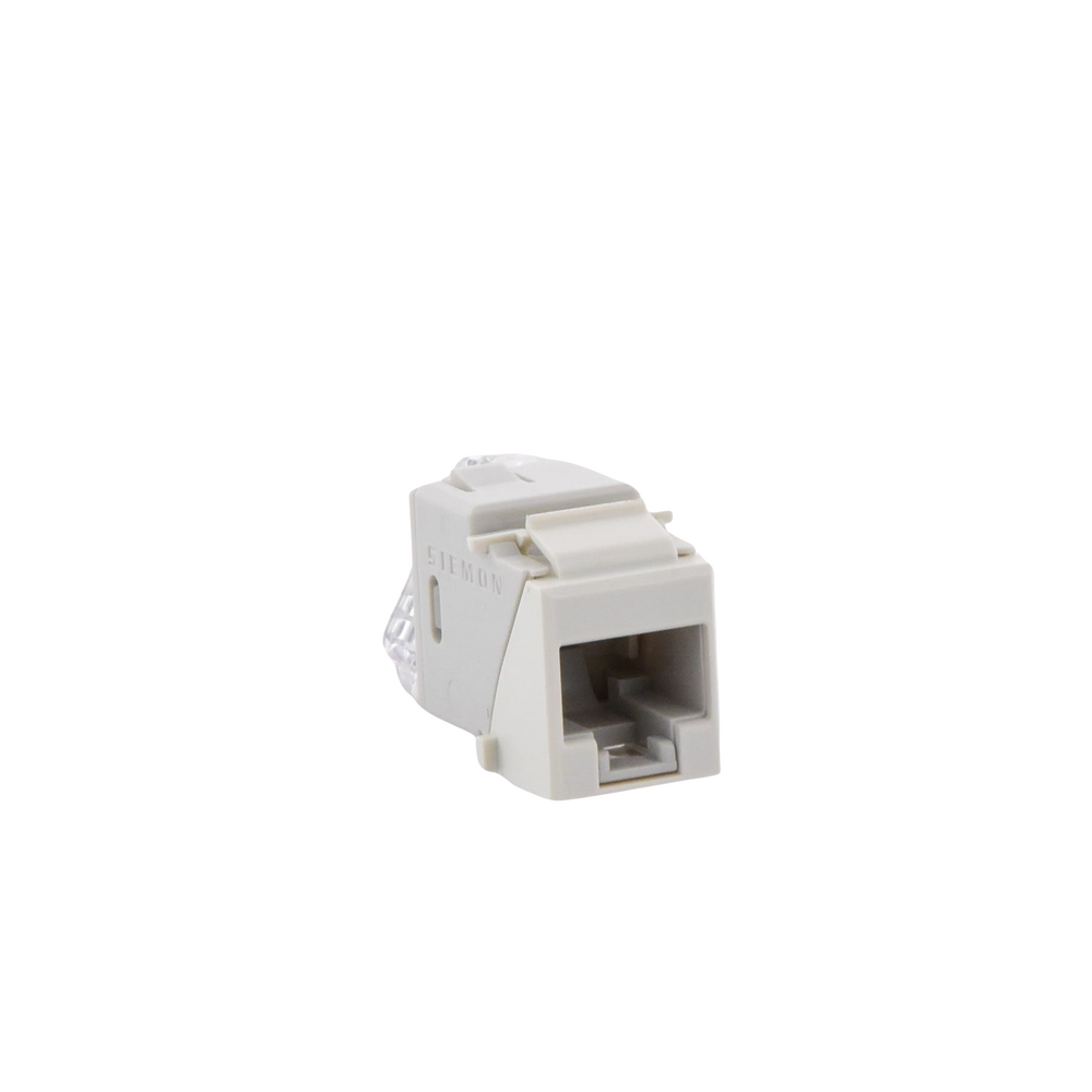 Jack Ultramax Cat6, UTP, Tipo Keystone, Color Blanco, Punch Down