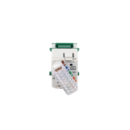 Jack Ultramax Cat6, UTP, Tipo Keystone, Color Verde, Punch Down