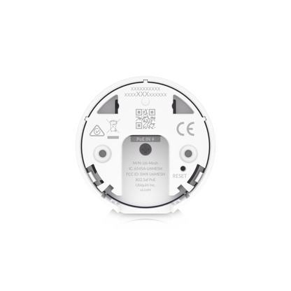 Punto de Acceso UniFi WiFi 6 Mesh, para interior/exterior, doble banda, 5 GHz (4x4 MU-MIMO y OFDMA) / 2.4 GHz (2x2 MIMO)