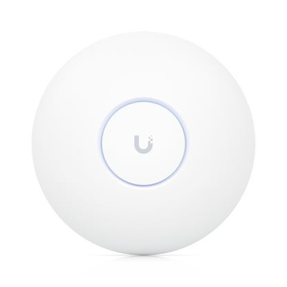 Access Point UniFi U7 Pro Max con 8 streams espaciales / para Techo o Pared / Tribanda (2.4/5/6GHz) / Radio Dedicado a Escaneo Espectral / Puerto 2.5 GbE / +500 clientes / POE+ (No incluido) / Para alta densidad de usuarios en escenarios exigentes