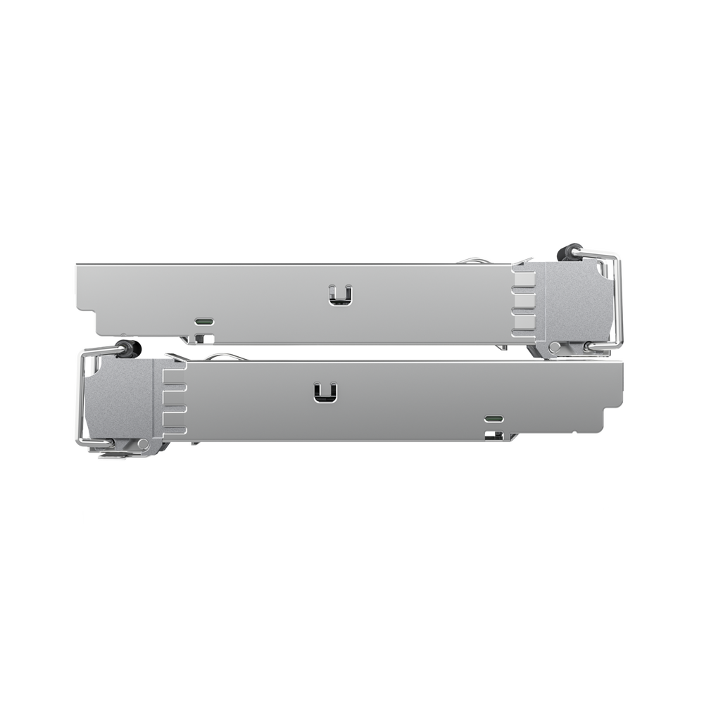 UFiber Módulo SFP, transceptor MiniGibic MultiModo 1.25 Gbps, distancia 550m, conectores LC, paquete de 2 piezas