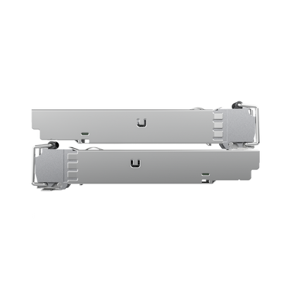 UFiber Módulo SFP, transceptor MiniGibic MultiModo 1.25 Gbps, distancia 550m, conectores LC, paquete de 2 piezas