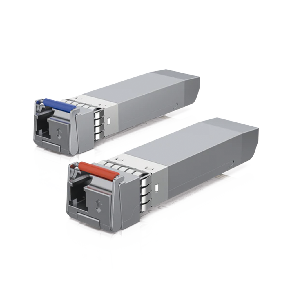 UFiber Módulo SFP+, transceptor MiniGibic MonoModo 10 Gbps, distancia 10 km, un conector LC. Incluye 2 piezas