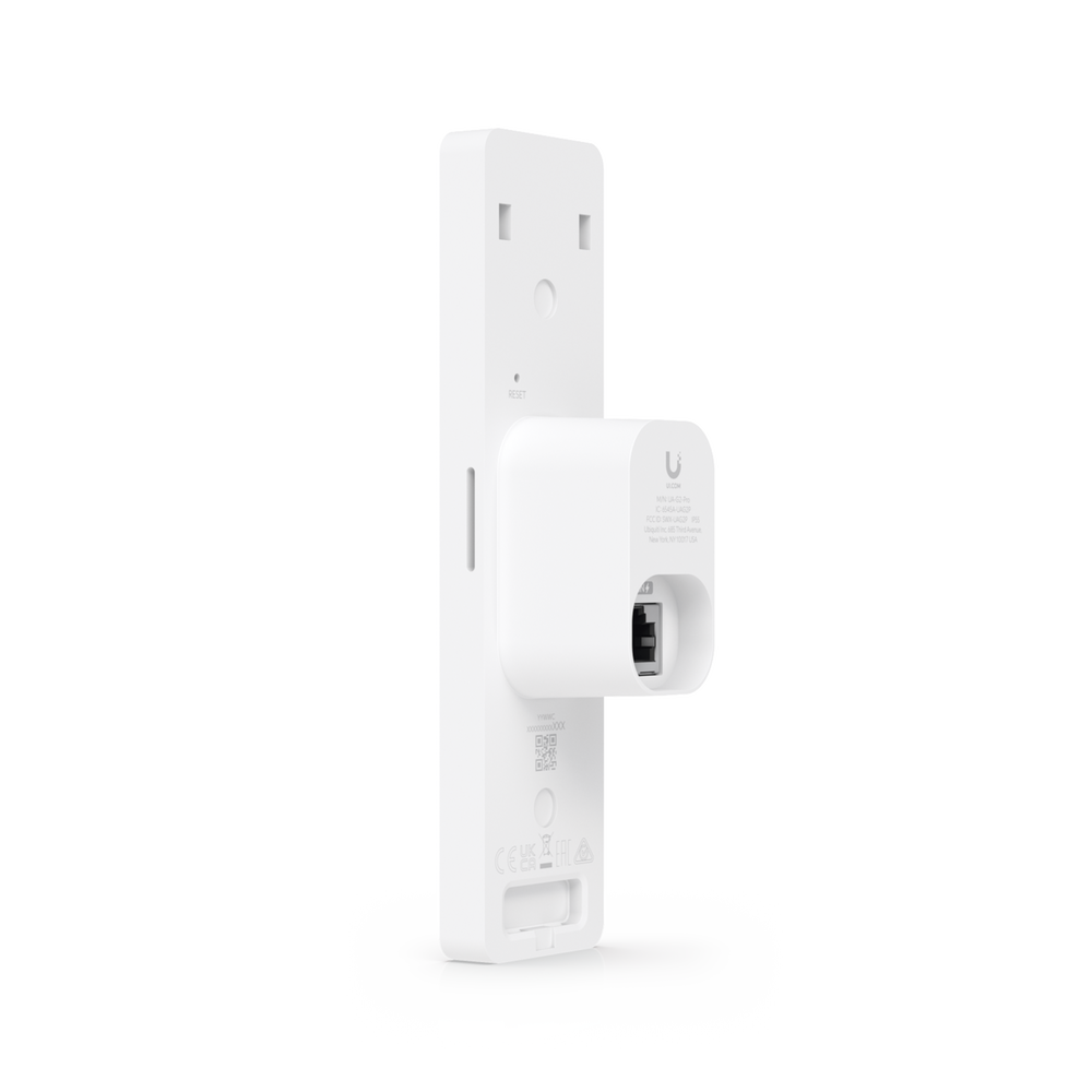UniFi Access Kit de Inicio Gen2 Profesional para 1 puerta, (1) Lector NFC con pantalla táctil, audio 2 vías y cámara / (1) Lector NFC y de movimiento UA-G2 / Hub para conexiones para controlar una puerta con salida POE y energizar acc