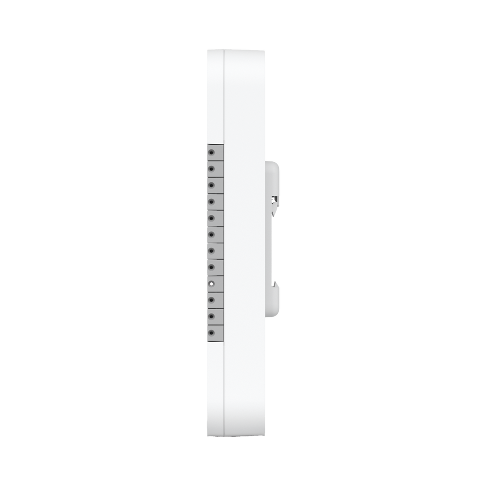UniFi Access Hub Door, puede conectar 2 lectores y 2 cámaras (no incluidos) para controlar solo una puerta / 2 terminales AUX y 4 entradas adicionales (sensores y botones) POE 802.3bt no incluido
