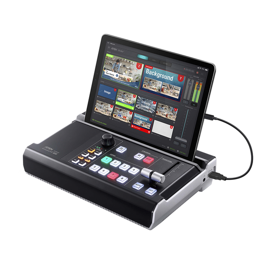 Mezclador AV StreamLIVE™ | Dispositivo todo en uno | Captura 1080p | Grabación de video | Switch de video | Transmisión de video | Distribución 4K | Mezcla de audio | App OnAir™ | Control compacto | Soporte Android, Window