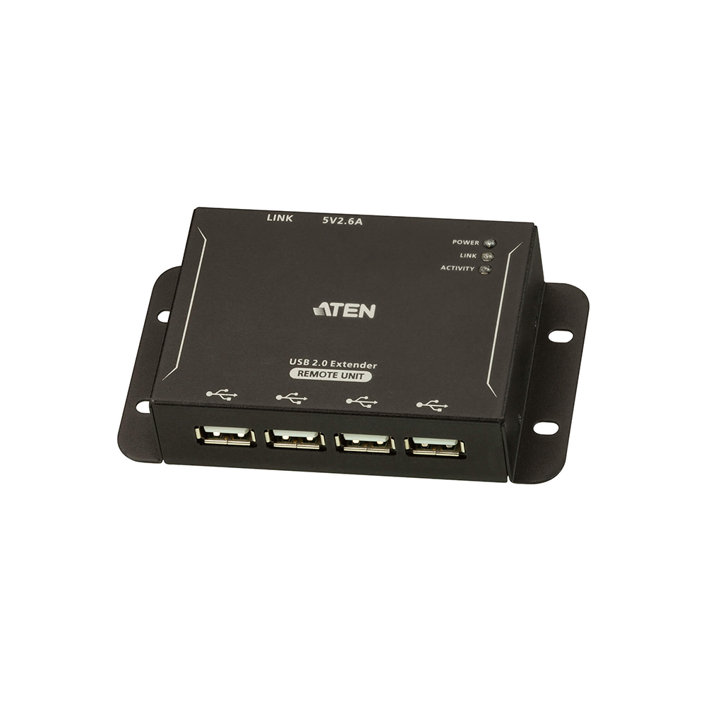 Extensor USB 2.0 |Cat 5| Hub de 4 puertos | hasta 50 metros