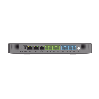 Conmutador IP-PBX para hasta 1000 usuarios y 150 llamadas simultaneas, 4FXO, 4FXS, solución para PyMEs
