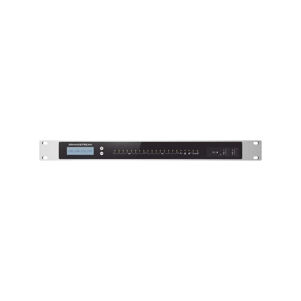 Conmutador IP-PBX para hasta 3000 usuarios y 450 llamadas simultaneas, 8FXO, 8FXS,  para solución de comunicaciones unificadas y colaboración