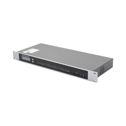 Conmutador IP-PBX para hasta 1500 usuarios y 200 llamadas simultaneas, 8FXO, 8FXS, solución para PyMEs