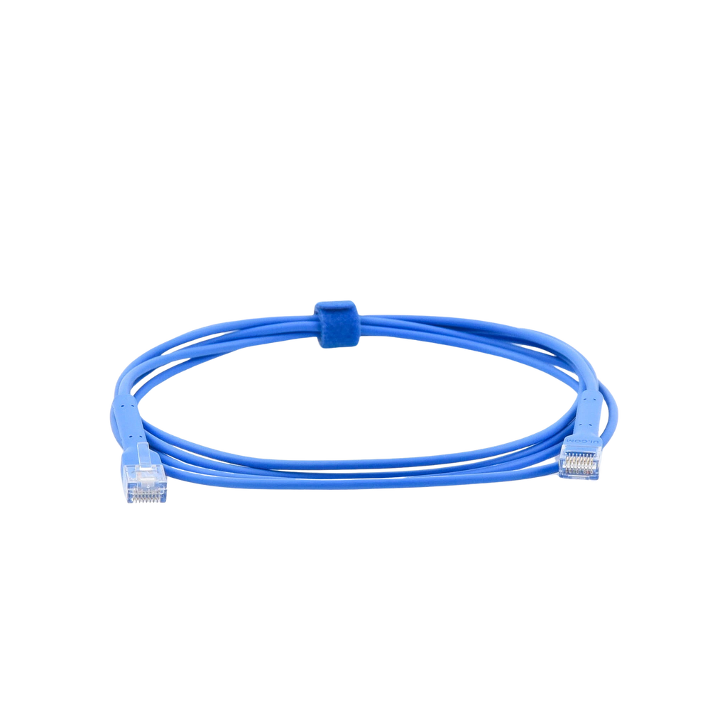 UniFi Ethernet Patch Cable Cat6 de 2 Metros (6.56 Pies), Color Azul