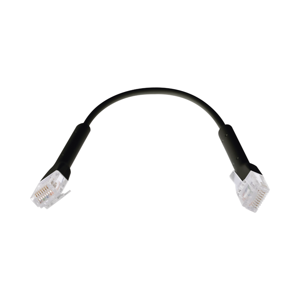 UniFi Ethernet Patch Cable Cat6 de 22 cm (8.66 pulgadas), Color Blanco